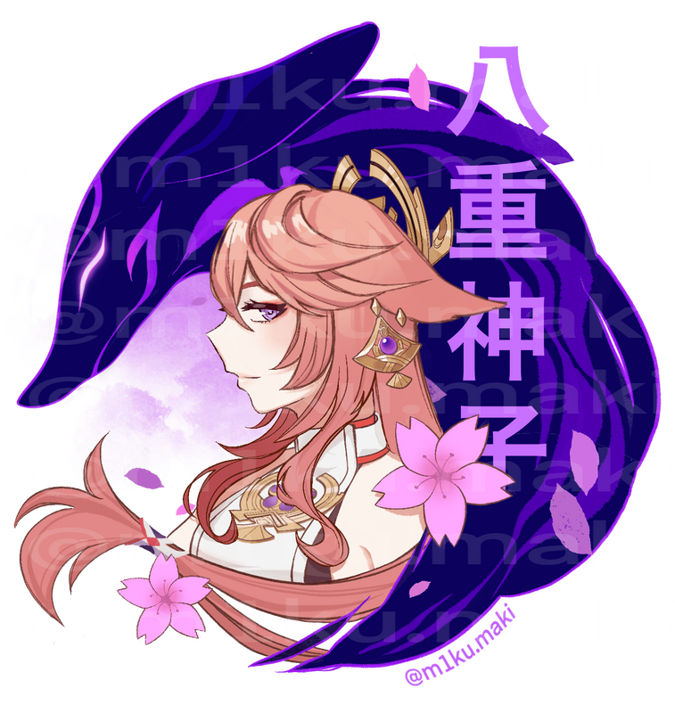 Yae Miko from Genshin Impact.